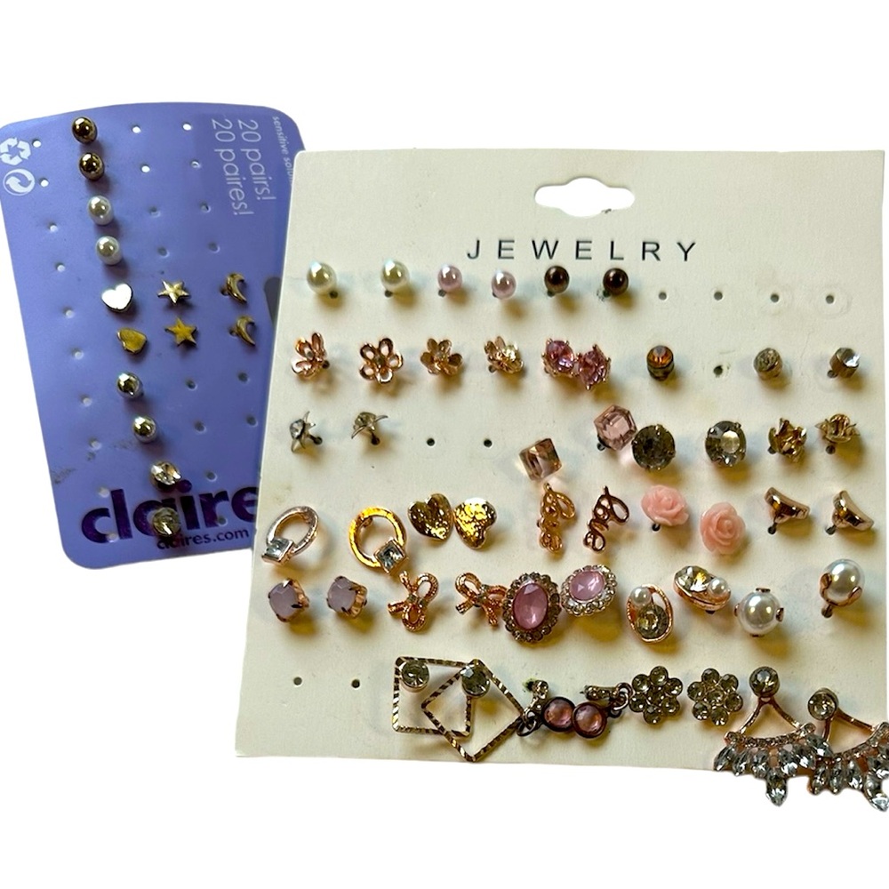 Lot of earring sets for pierced ears 32 pairs